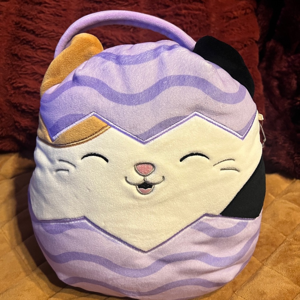 Squishmallows Easter Basket featuring Cam The Cat
